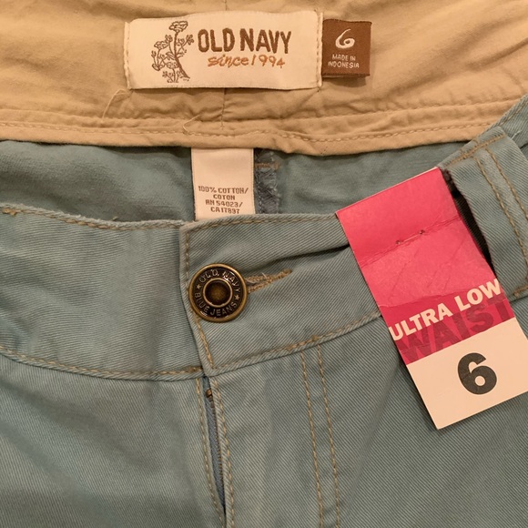 Old Navy Blue (Steel Blue) Capri Jeans NWT Size 6 - Picture 6 of 7